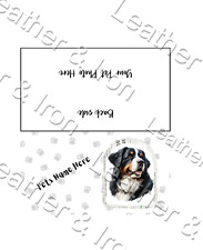 Capa de talão de cheques de vinil foto personalizada/personalizada para cachorro da montanha Bernese comprar usado  Enviando para Brazil