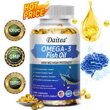 Olej z ryb omega-3 120 kapsułek 1800/1300 EPA/DHA zdrowie mózgu i serca na sprzedaż  Wysyłka do Poland