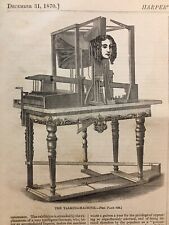 Automaton Mechanical Talking Head Animatronic 1870 Harpers Bazar comprar usado  Enviando para Brazil