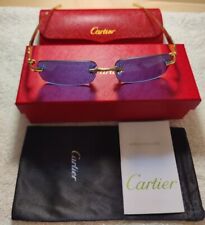 Cartier rimless sunglasses for sale  Palatine