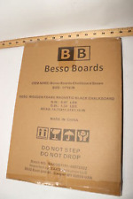 Besso Boards Wooden Frame Chalkboard Magnetic Black 11" x 14" for sale  Shipping to South Africa