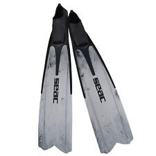 Open Box Seac Shout Camo Long Free Diving Fins para Spearfishing-Grey, Tamanho: 39/40 comprar usado  Enviando para Brazil