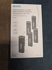BOYA Ultra compact 2.4GHz Four-channel Wireless Microphone System for sale  Shipping to South Africa