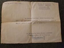 Ancien document indochine d'occasion  Saint-Fargeau-Ponthierry