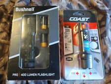  400 lúmenes LED LINTERNA Bushnell Pro / y 320 lúmenes LED Campamento / Caza Lote segunda mano  Embacar hacia Argentina