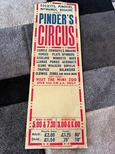 Pinder circus poster for sale  CHRISTCHURCH
