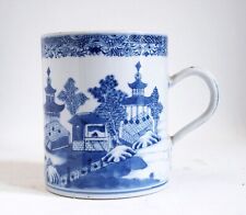Caneca de exportação chinesa antiga de porcelana azul e branca do século XVIII, usado comprar usado  Enviando para Brazil