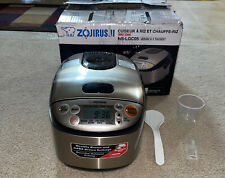 Usado, Panela e aquecedor de arroz Zojirushi NS-LHC05 Micom, aço inoxidável marrom escuro, cozinhe 6 xícaras comprar usado  Enviando para Brazil