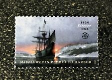 2020USA #5524 Forever Mayflower en Plymouth Harbor-un solo franqueo de menta 1620 segunda mano  Embacar hacia Argentina