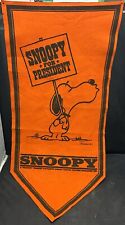Snoopy president banner for sale  Fort Dodge