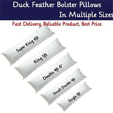 Bolster pillows duck for sale  Shipping to Ireland