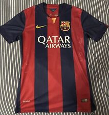2014-2015 Nike FC Barcelona Lionel Messi Camisa Auténtica Kit Camiseta Jugador del Partido segunda mano  Embacar hacia Argentina