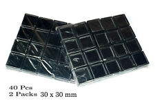 Usado, Paquete de 2 cajas de plástico negro 40 piezas/30 mm de almacenamiento para exhibición caja de venta de piedras preciosas segunda mano  Embacar hacia Argentina