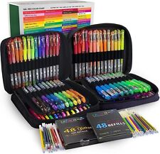 Canetas ColorIt gel e glitter com refis para livros de colorir adultos, 192 unidades comprar usado  Enviando para Brazil