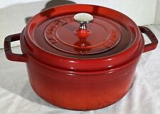 Staub cocotte enameled for sale  Lee