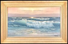 Used, EDOUARD MANDON (1885-1977) LARGE FRENCH IMPRESSIONIST SEASCAPE OIL PAINTING for sale  Shipping to South Africa