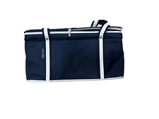 Picnic at Ascot 72 Can Large Folding Collapsible Cooler Trellis Blue Navy, used for sale  Shipping to South Africa