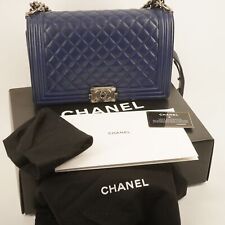 Chanel blue medium for sale  Cos Cob