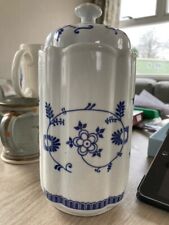 VINTAGE TC BLUE & WHITE COFFEE JAR CANISTER GERMAN ALTWASSER BLUE & WHITE for sale  Shipping to South Africa