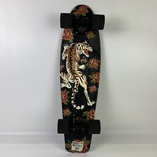 Penny Nickel Board 27" Skateboard - Black Deck, Tiger Bloom Design comprar usado  Enviando para Brazil