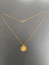 Gold coin necklace for sale  CANTERBURY
