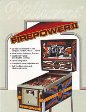 Firepower pinball flyer for sale  Collingswood