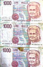 1000 lire schein gebraucht kaufen  Troisdorf-Bergheim