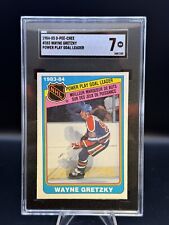 Usado, Wayne Gretzky 1984 OPC #383 PP Goal Leader SGC 7 NM HOF Oilers Kings Great One comprar usado  Enviando para Brazil