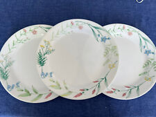 Corelle Corning Dinner Plates My Garden Set Of 3 for sale  Indianapolis