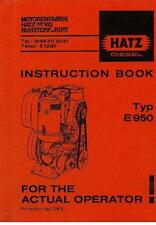 Hatz engine type for sale  CALLINGTON