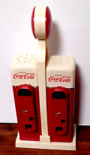 Agitadores de sal e pimenta Coca Cola posto de gasolina máquina de venda automática vintage 1993 comprar usado  Enviando para Brazil