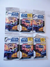 Used, Lot x 6 Star Wars PocketModel TCG Trading Card Game The Clone Wars Game Pack for sale  Shipping to United States