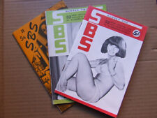 S.B.S. Magazine  1, 2 & 11. Three 1960's pocket-sized pin-up photo mags., usado segunda mano  Embacar hacia Argentina