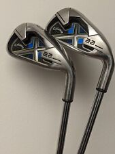 (2)Callaway X-22 Irons - 4 and 5 - Stiff Steel Golf Clubs for sale  Shipping to South Africa
