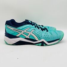 Tênis de corrida Asics Gel Resolution 6 feminino 7,5 verde azul-petróleo E550Y comprar usado  Enviando para Brazil