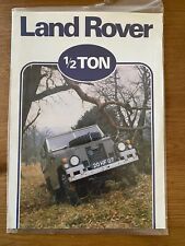 Land rover lightweight for sale  CLACTON-ON-SEA