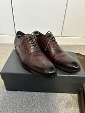 Oxblood derby shoe for sale  THAME