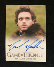 Autógrafo Rittenhouse Juego de Tronos Temporada 2 Richard Madden como Robb Stark, usado segunda mano  Embacar hacia Mexico