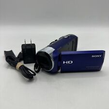 Sony Handycam HDR-CX240 Blue Camcorder 54x & Charger - Tested, used for sale  Shipping to South Africa