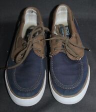Sapatos de barco Polo Ralph Lauren Rylander masculino tamanho 8M azul marinho e marrom comprar usado  Enviando para Brazil