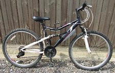 Used, Apollo Spiral Ladies Full Dual Suspension Mountain Bike Bicycle Black 26" Wheel for sale  Shipping to South Africa