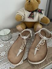 Bellissimo white sandals for sale  WITHAM