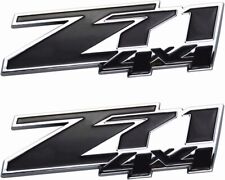 2pcs Z71 4x4 Emblemas distintivos, emblemas Decalque Abs 3D Para Chevy Gmc Preto Cromado comprar usado  Enviando para Brazil