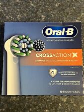 Cabezales de cepillo de repuesto Oral-B CrossAction con protección bacteriana (10 unidades) segunda mano  Embacar hacia Mexico