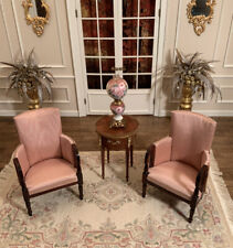 Used, Dollhouse Miniature Mahogany & Light Pink Lolling Chair Vintage ONE ONLY (1) B for sale  Shipping to South Africa