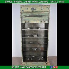 STRAFOR - INDUSTRIAL CABINET VINTAGE CUPBOARD - ID3280 for sale  Shipping to South Africa