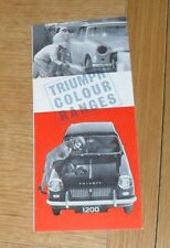 Triumph colour trim for sale  SOUTHAMPTON