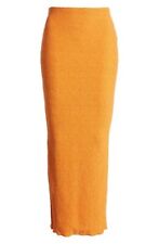 Maxi falda elástica para mujer armario desnudo tubo naranja mediano segunda mano  Embacar hacia Argentina