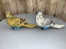 Resin budgerigar bird for sale  STOKE-ON-TRENT