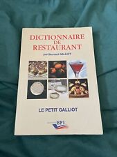 Dictionnaire restaurant d'occasion  Ferrière-la-Grande